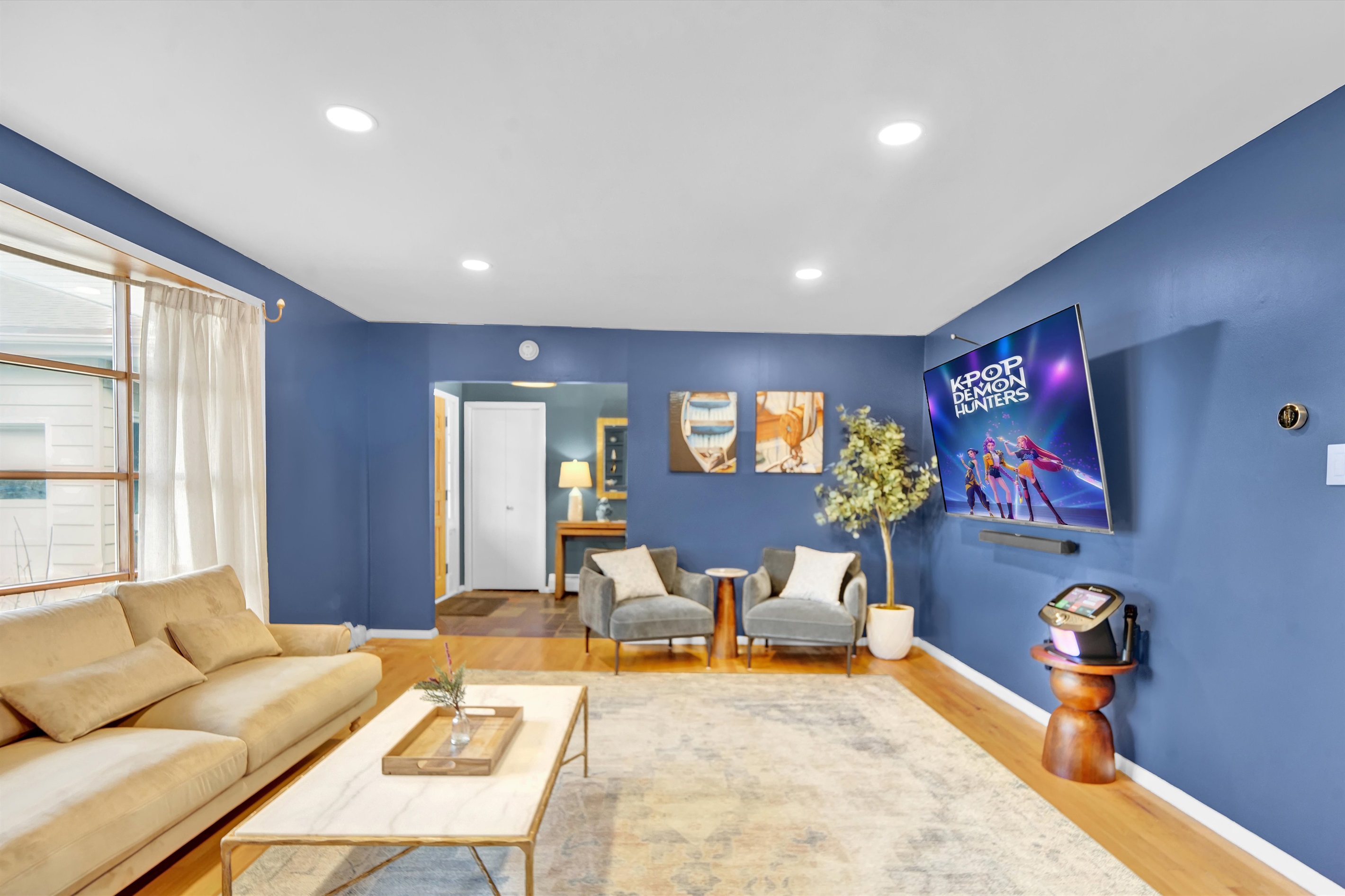 Warm, welcoming spaces perfect for winter gatherings.