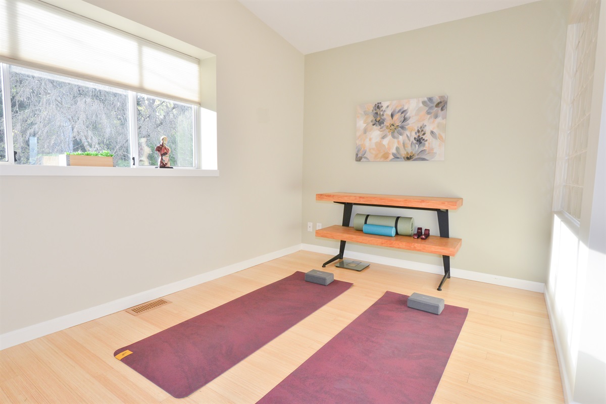 Bonus yoga/meditation nook off master bedroom