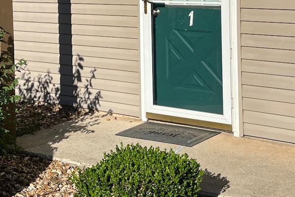 Step free access - storm door removed