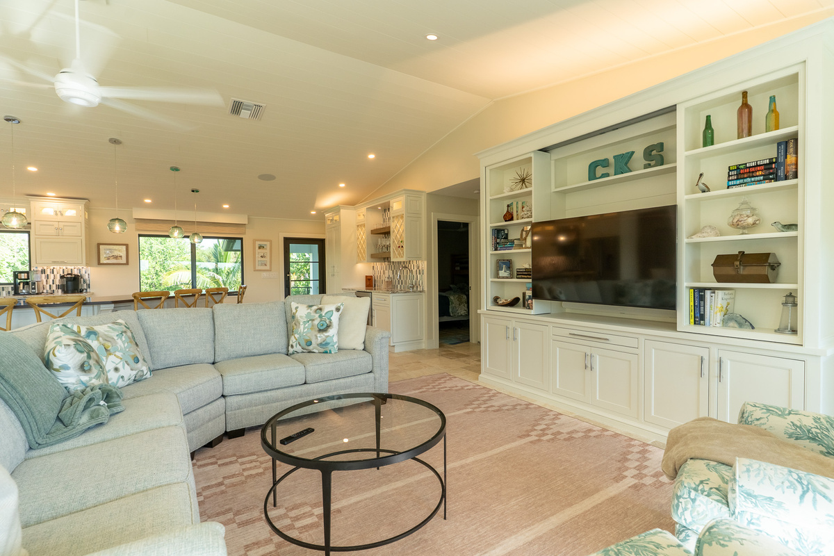 TV area with Sonos Speakers