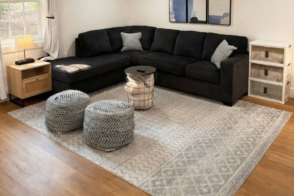 Basement living area