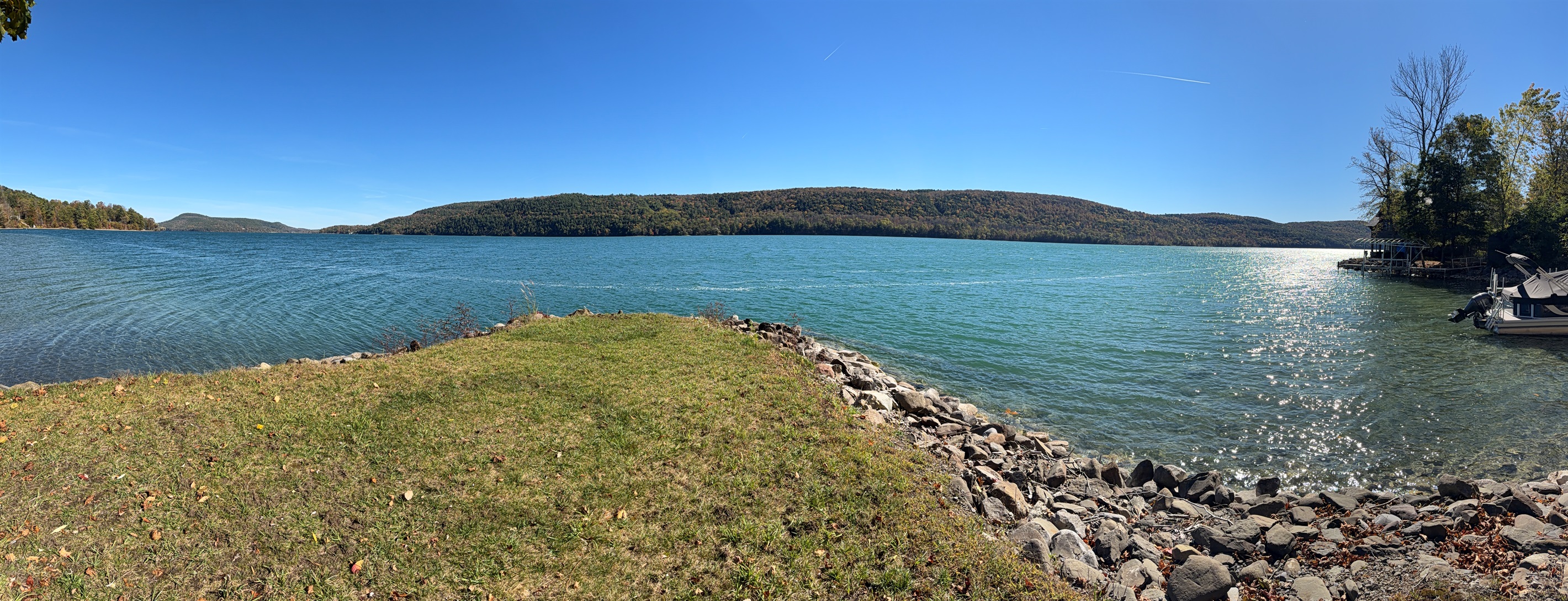 Shared waterfront on Otsego Lake