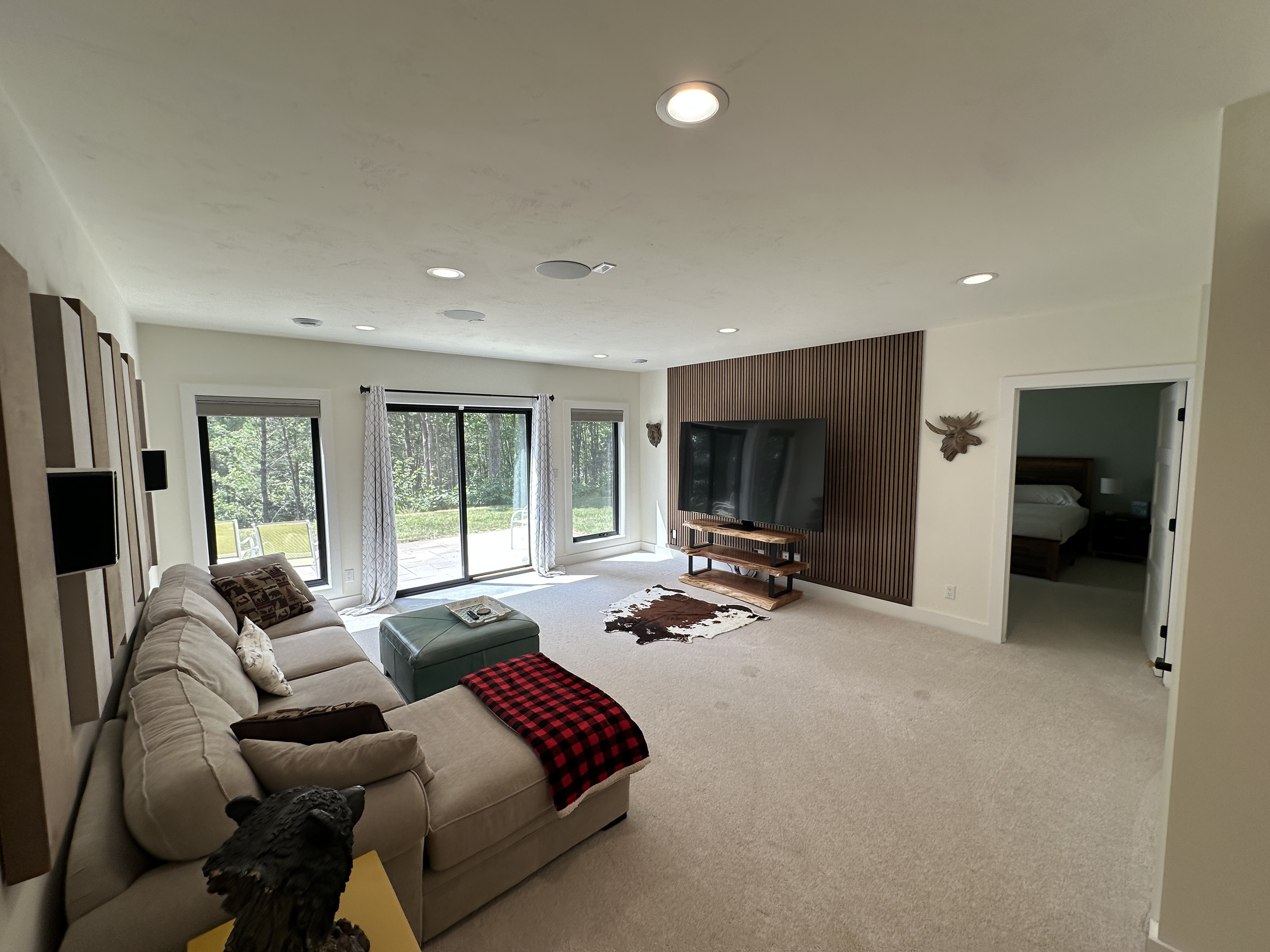 Walkout Lower Lever Family Room