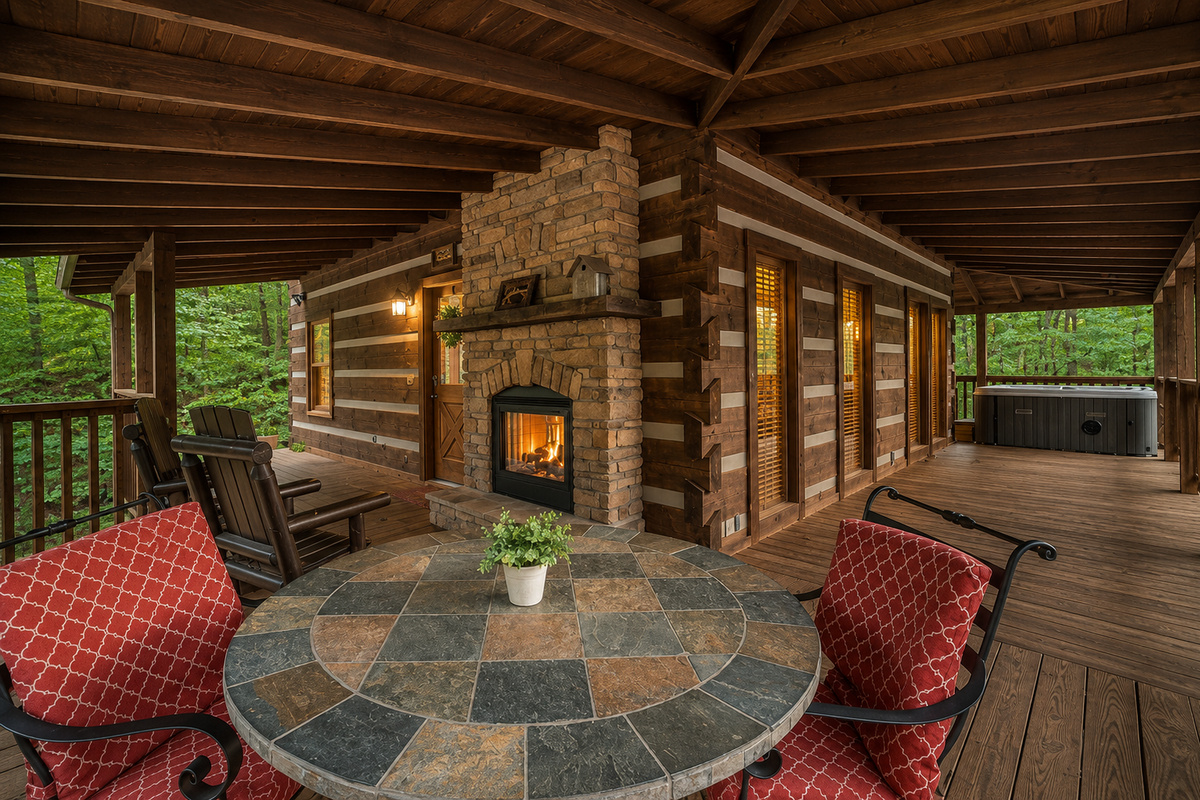 Dine Outside by the fire