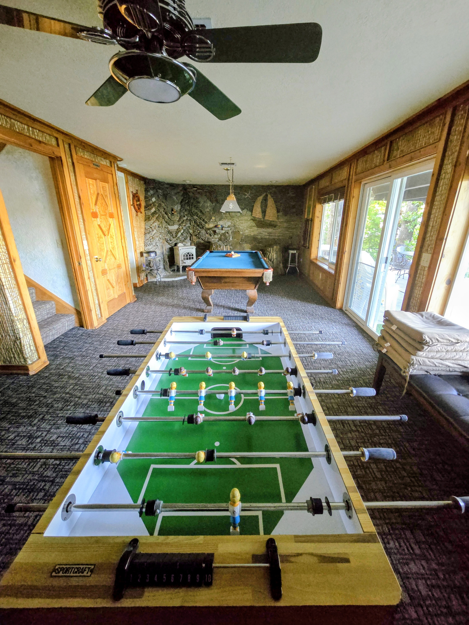 View of the whole gameroom