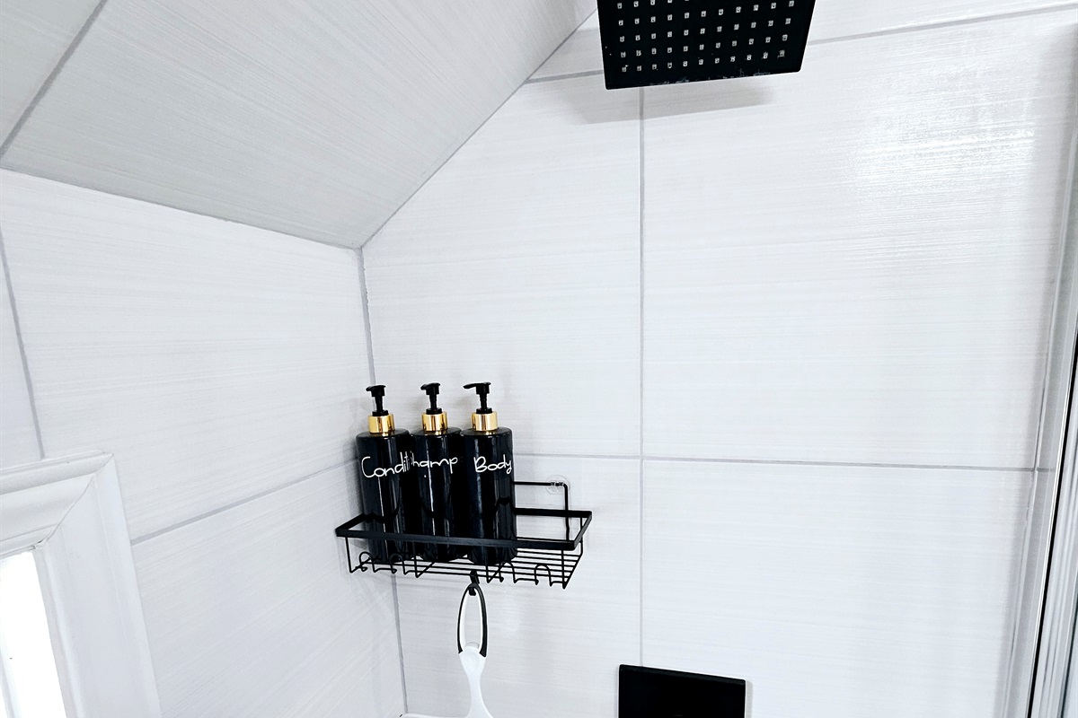 Rain shower and shower essentials