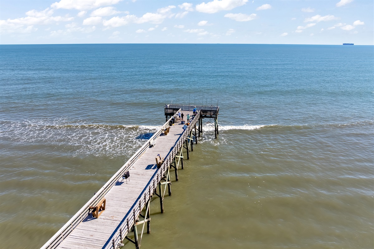 Private Pier | Beach Break | IOP Escapes Vacation Rentals | 1400 Ocean Blvd 106B, Isle of Palms SC