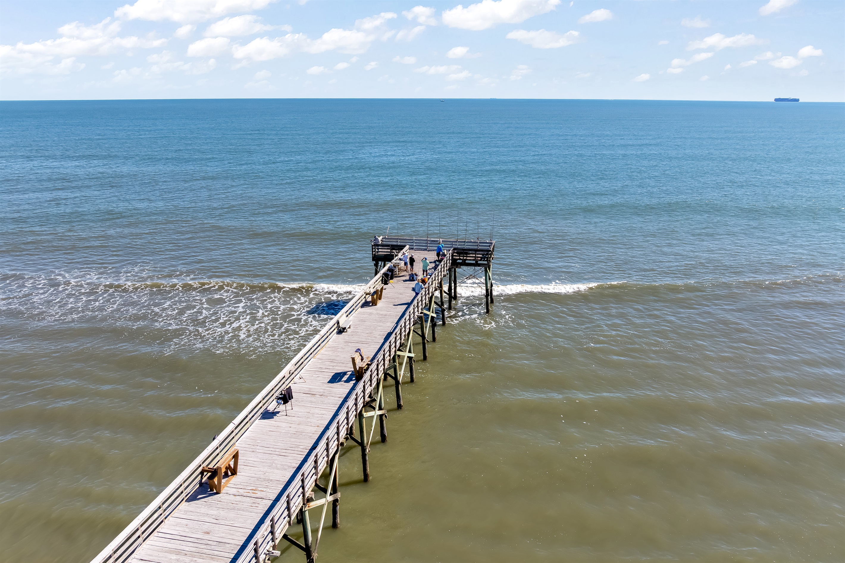 Private Pier | Beach Break | IOP Escapes Vacation Rentals | 1400 Ocean Blvd 106B, Isle of Palms SC