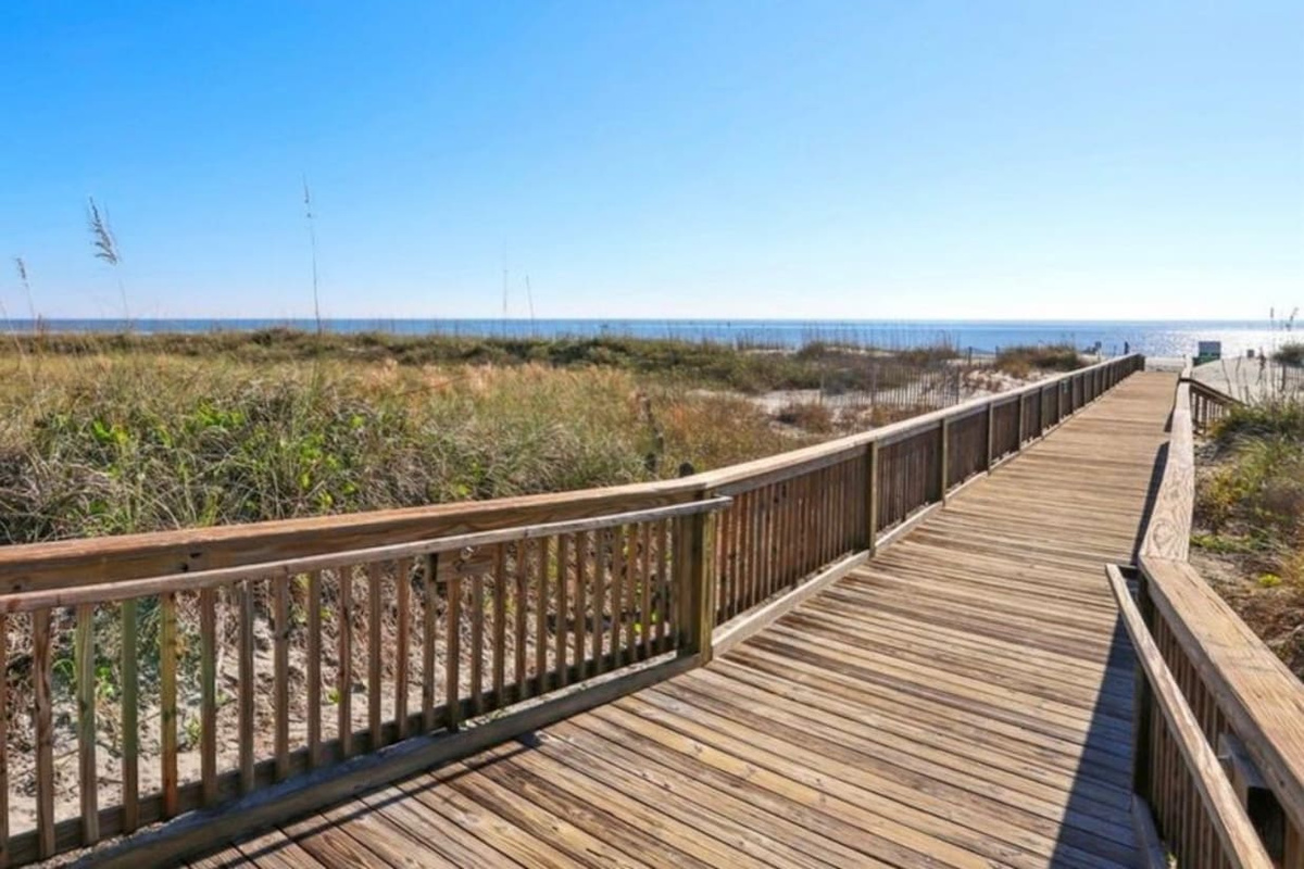 Boardwalk to the beach