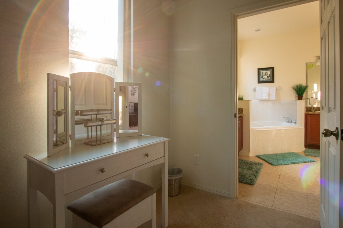 Master Bed vanity
