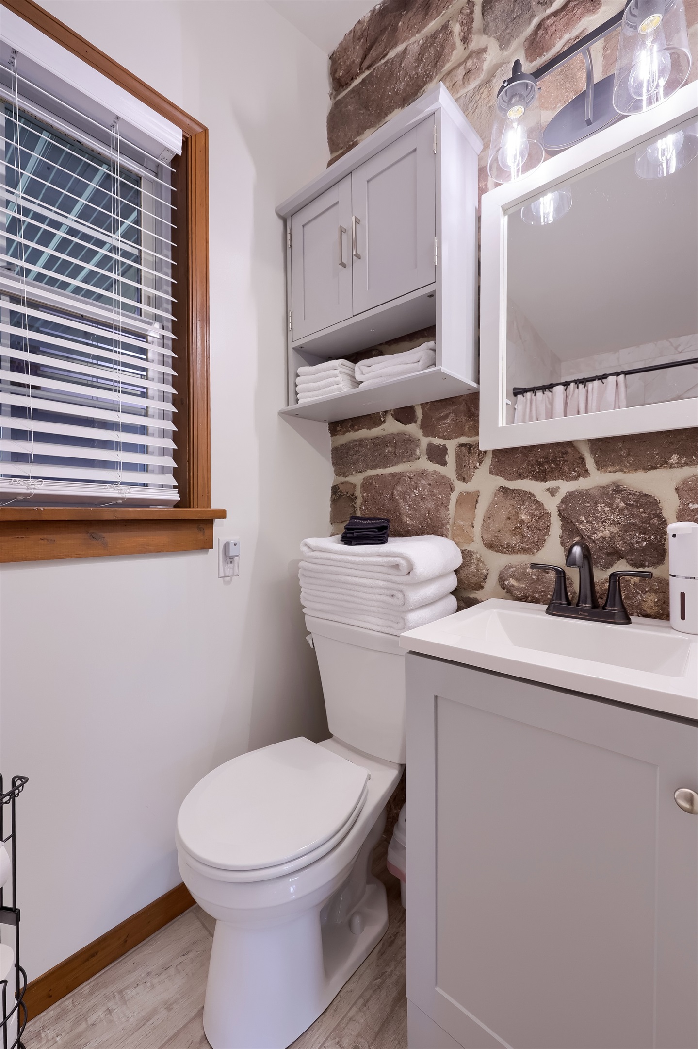 Main Floor Bathroom, accessed from Living Room