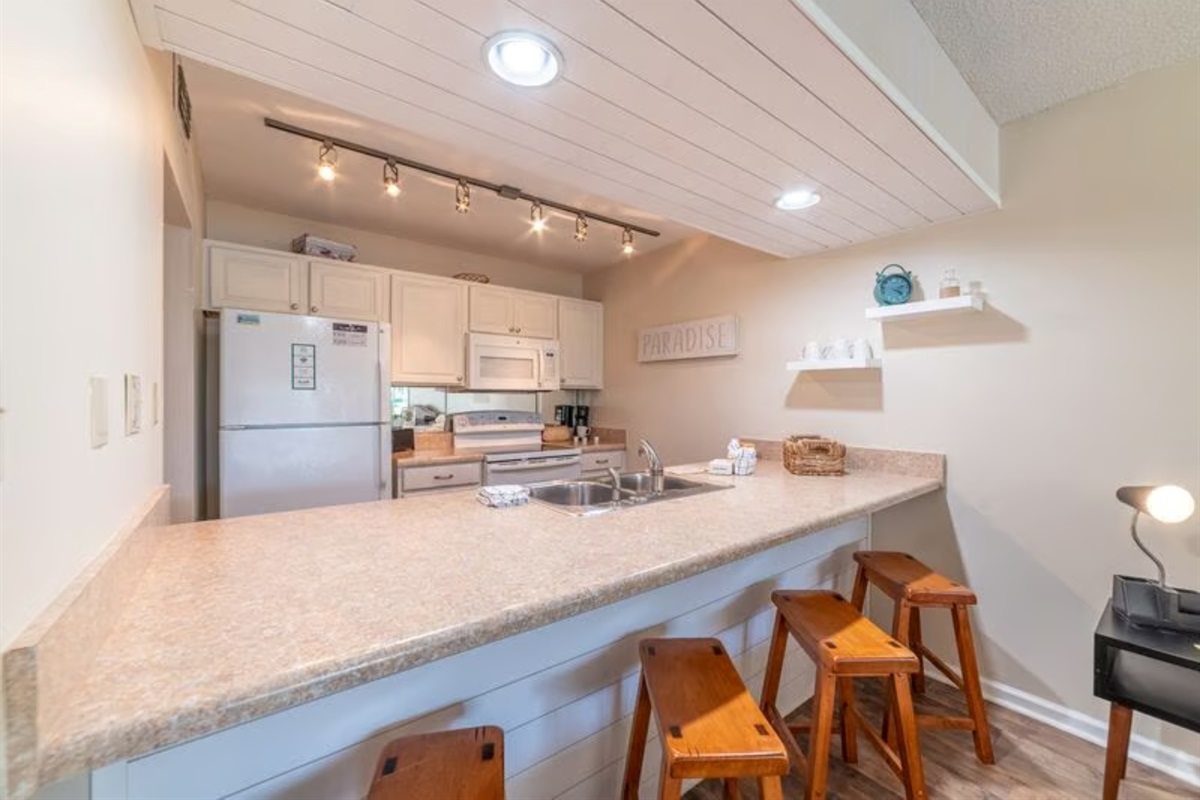 Bar seating for four