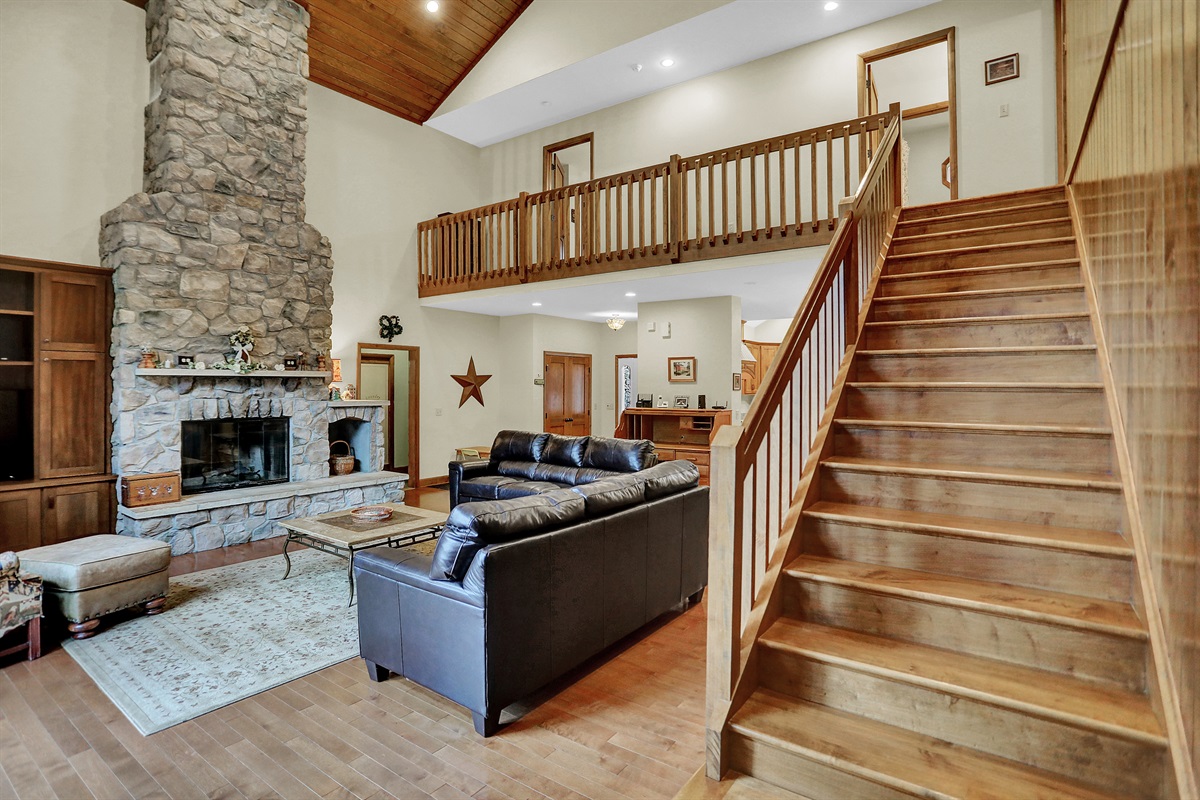 steps to upper level