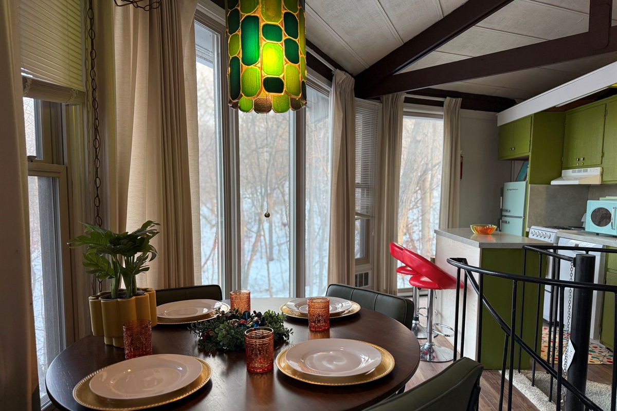 Dining area and small kitcen