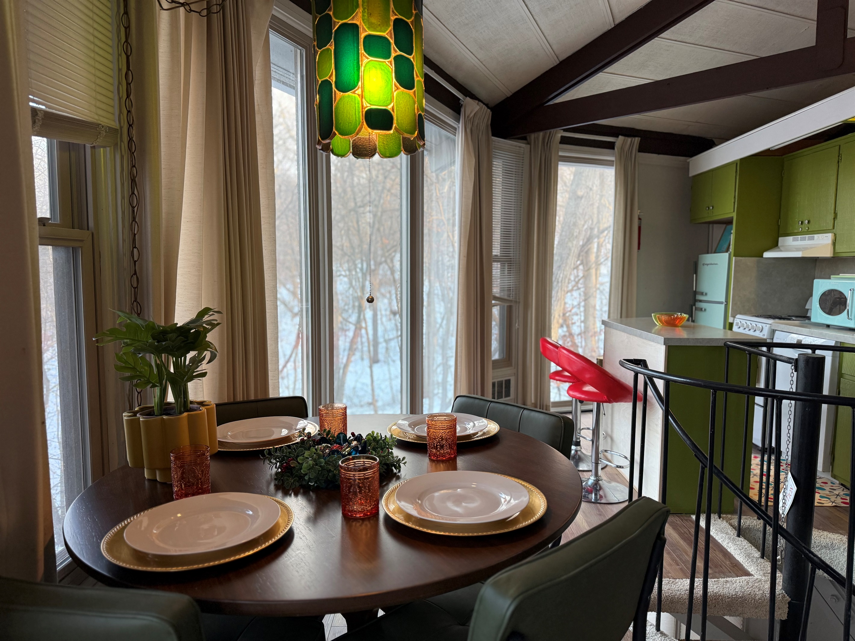 Dining area and small kitcen