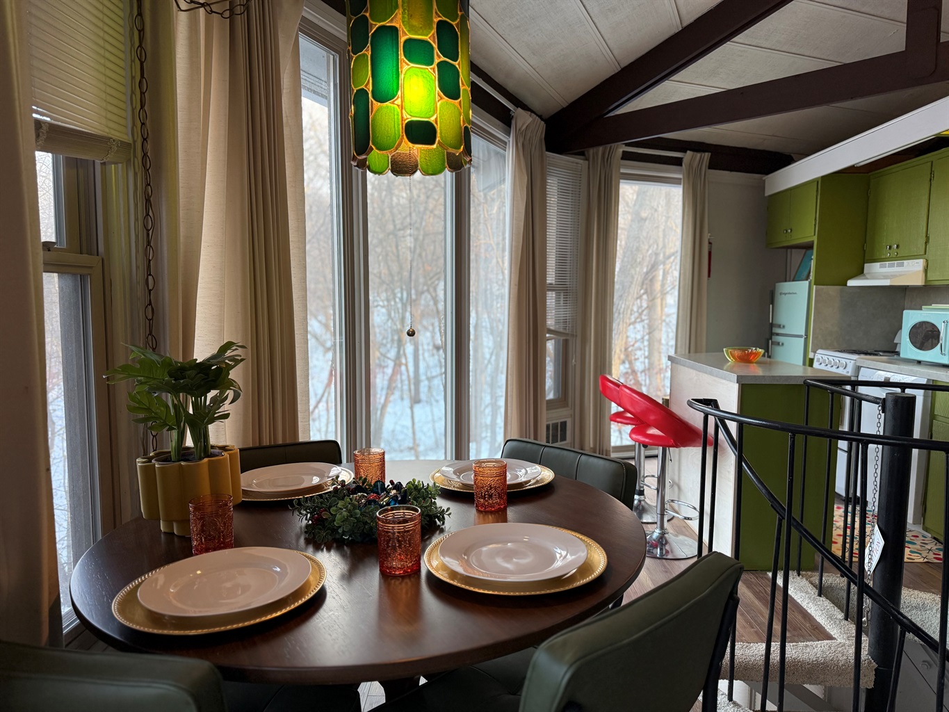 Dining area and small kitcen