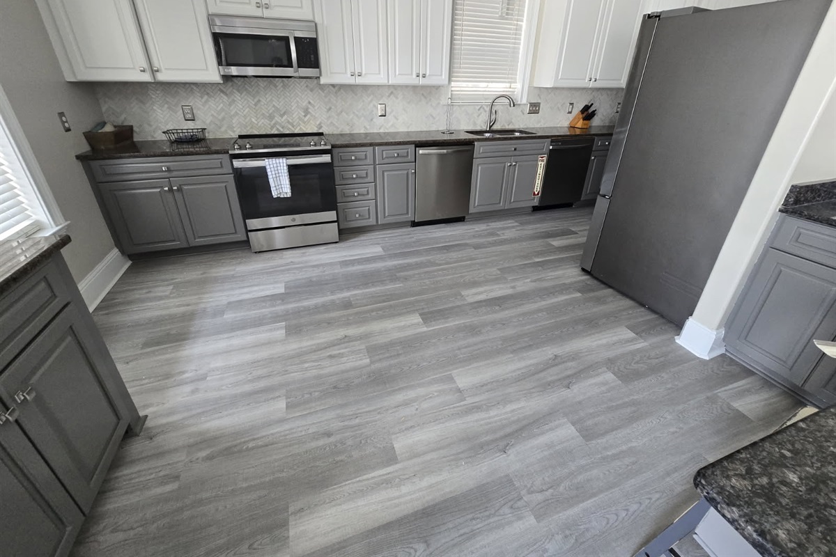 Large Kitchen, lots of working space. 2 dishwashers for easy cleanup. 