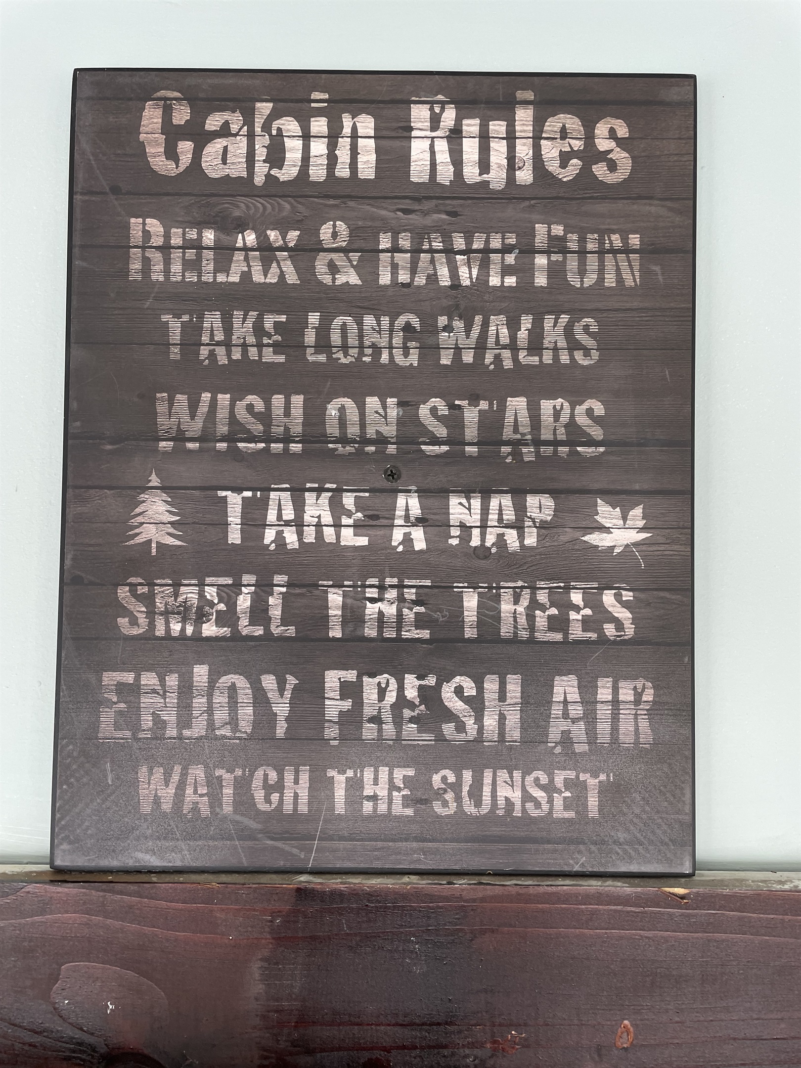 Cabin Rules...