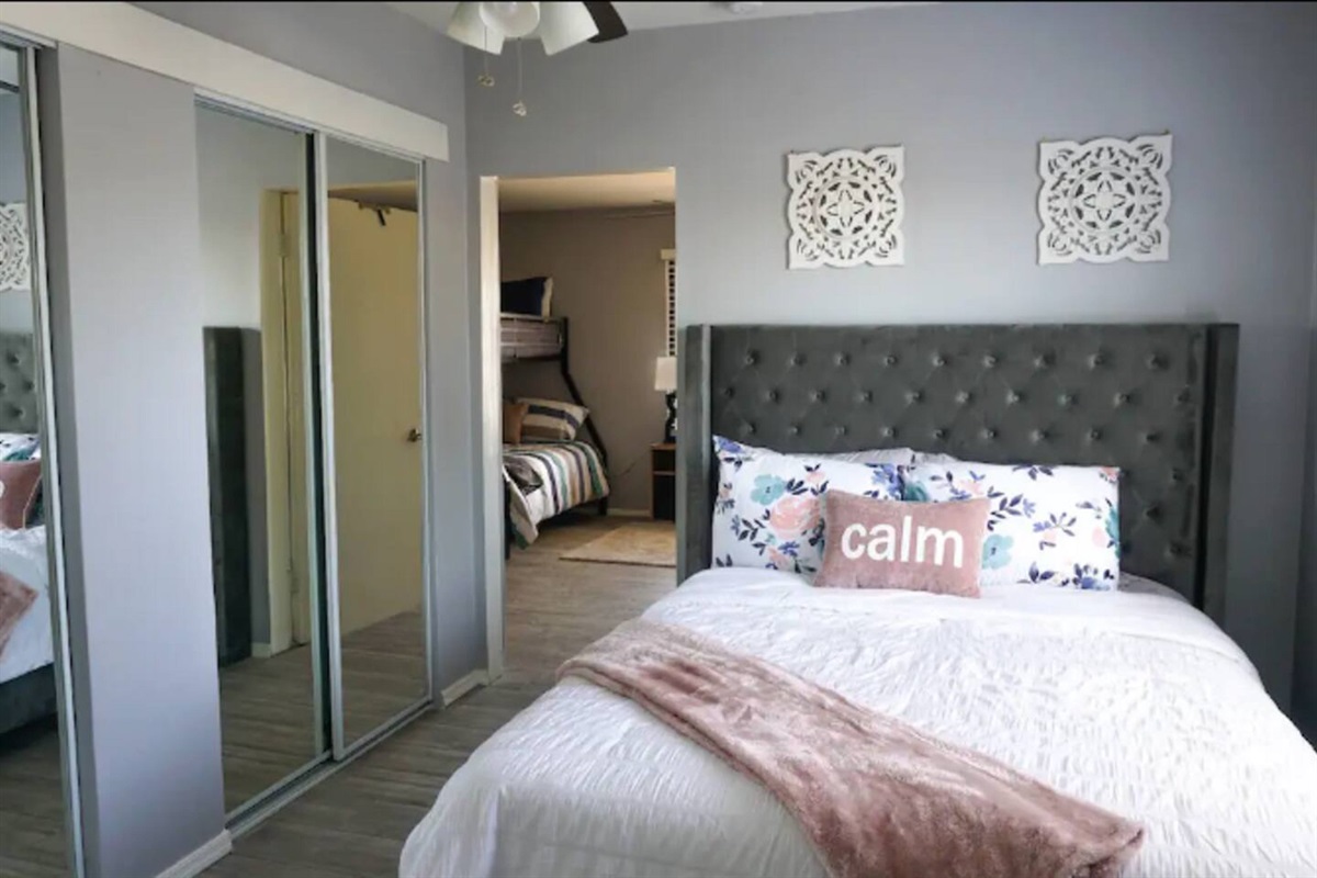 4th bedroom with Queen Bed.