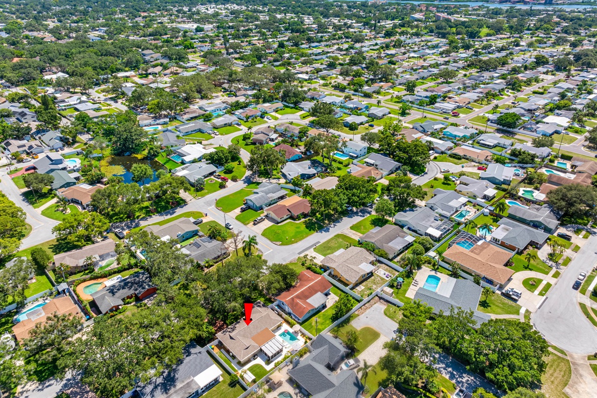 Aerial View of the Neighborhood