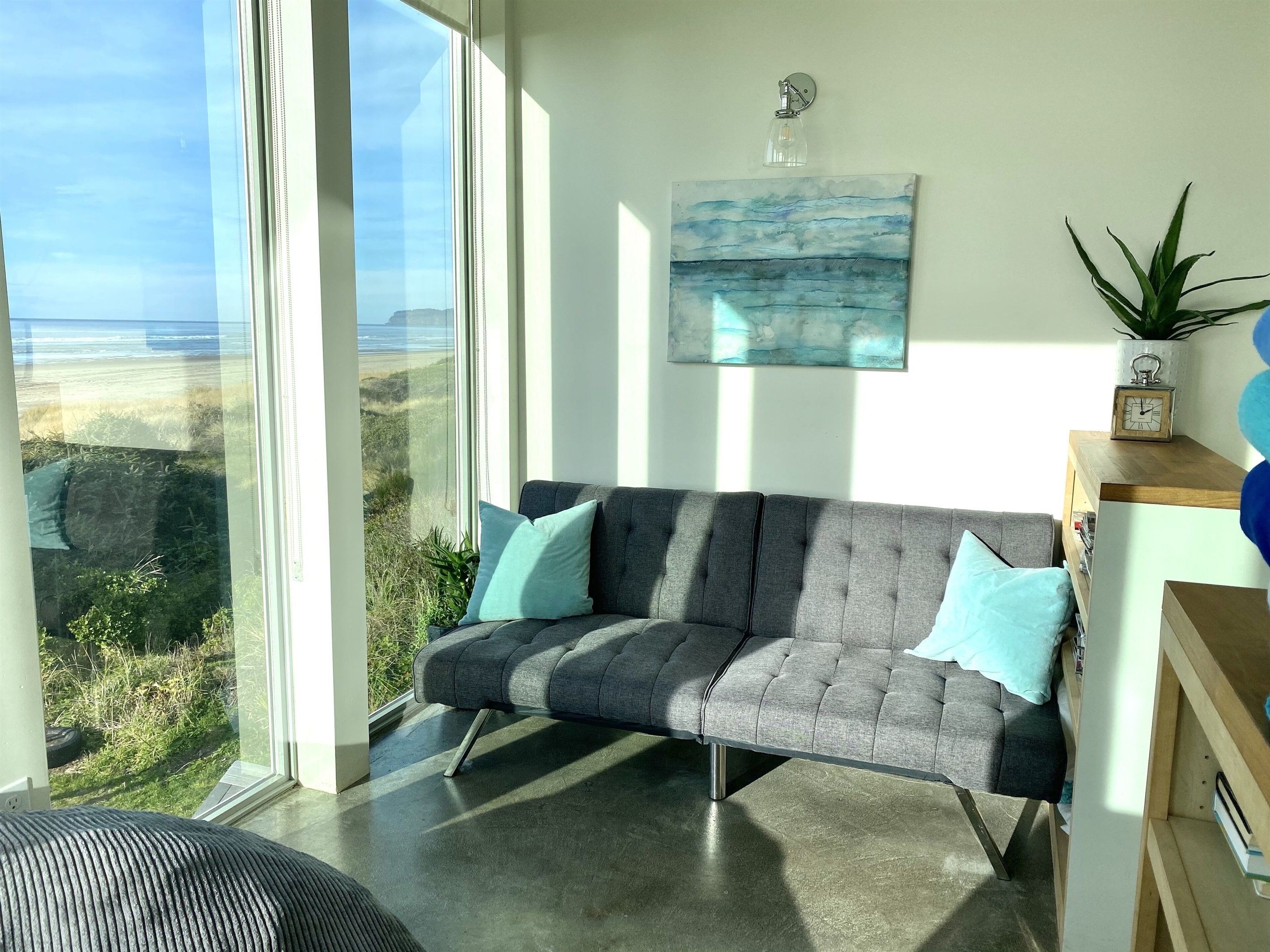 Relaxing Reading Room doubles as a kids hangout or away room.