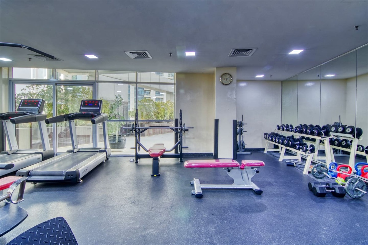 Fully equipped gym