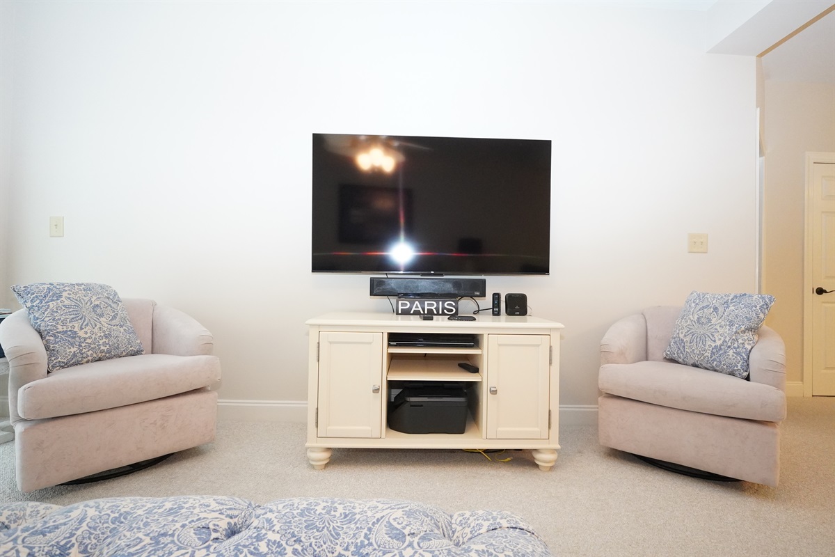 Flatscreen TV; Perfect for Movie Nights