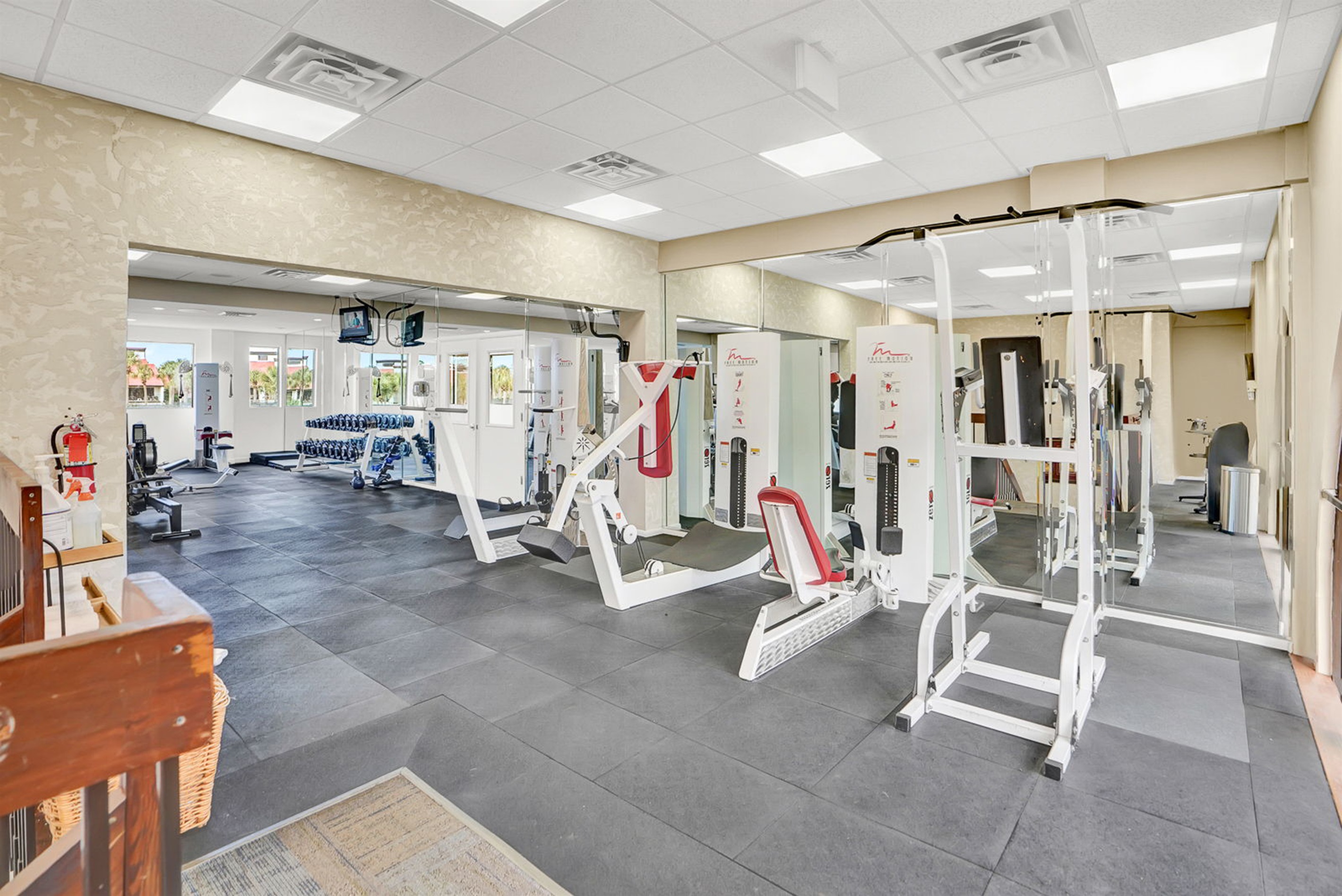 Full fitness center available for the use of all Edgewater guests