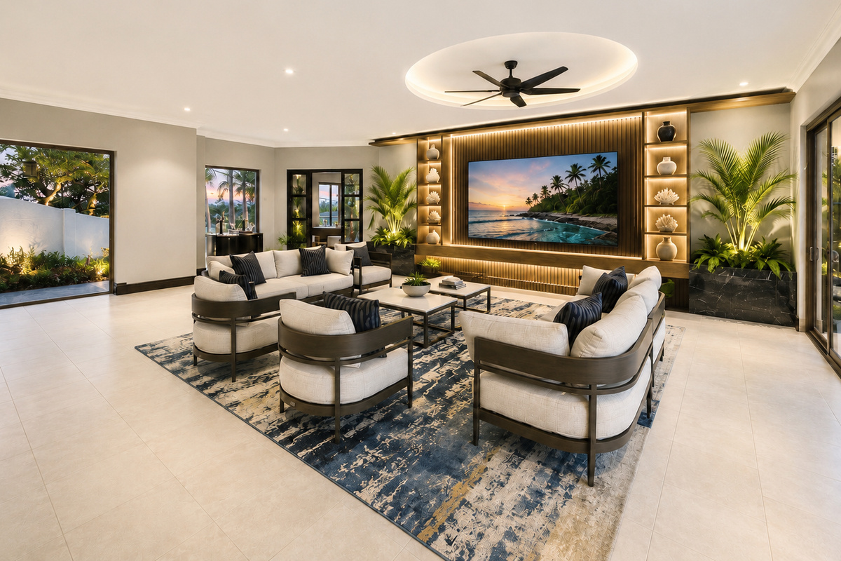 Entertainment Area with lots of seating
