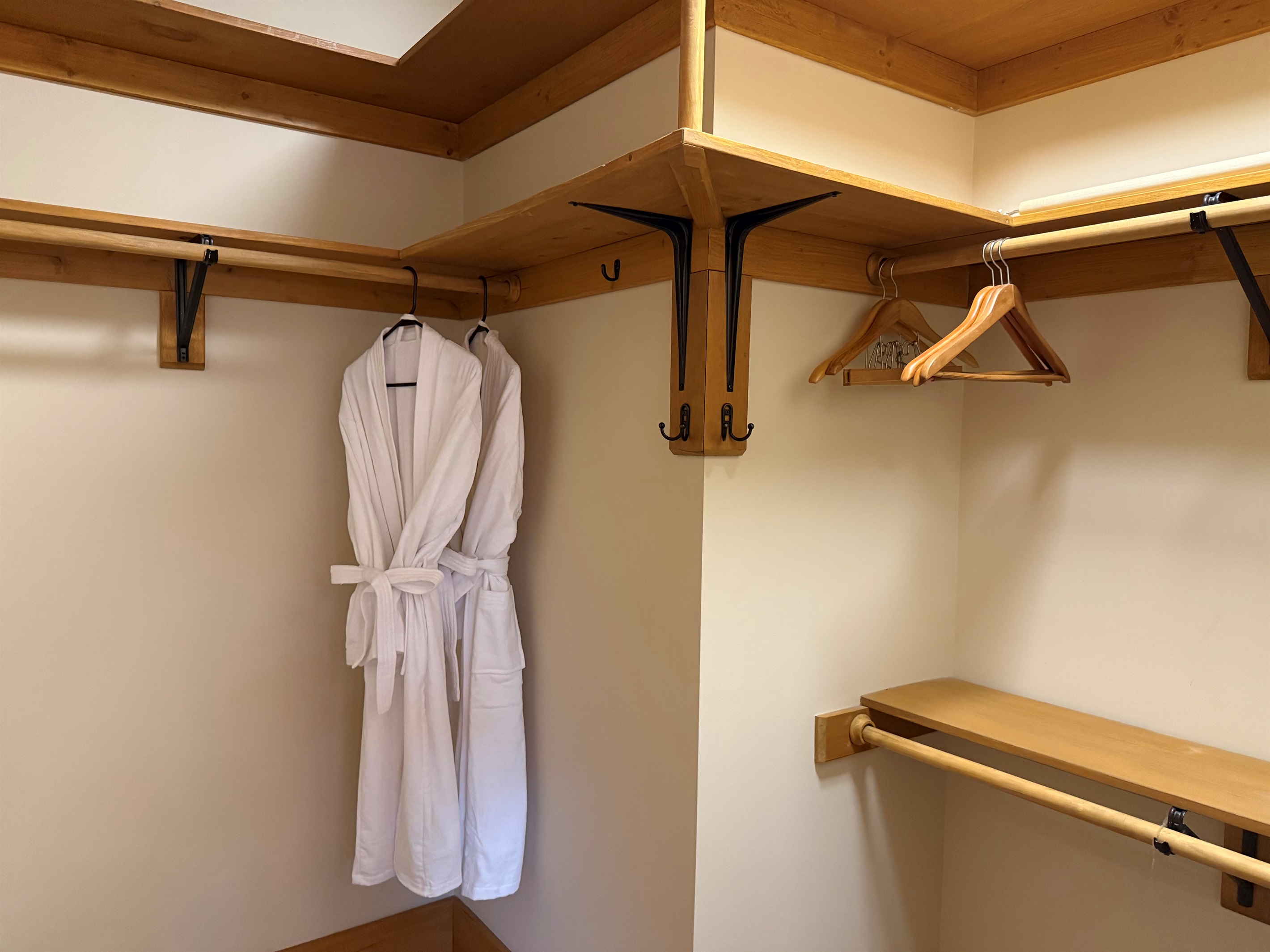 Large walk-in closet with Master bedroom