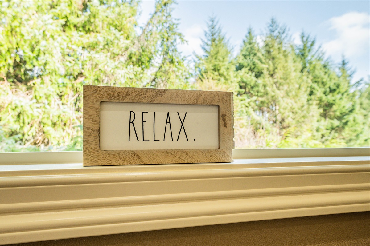 Relax...  you're at the beach!
