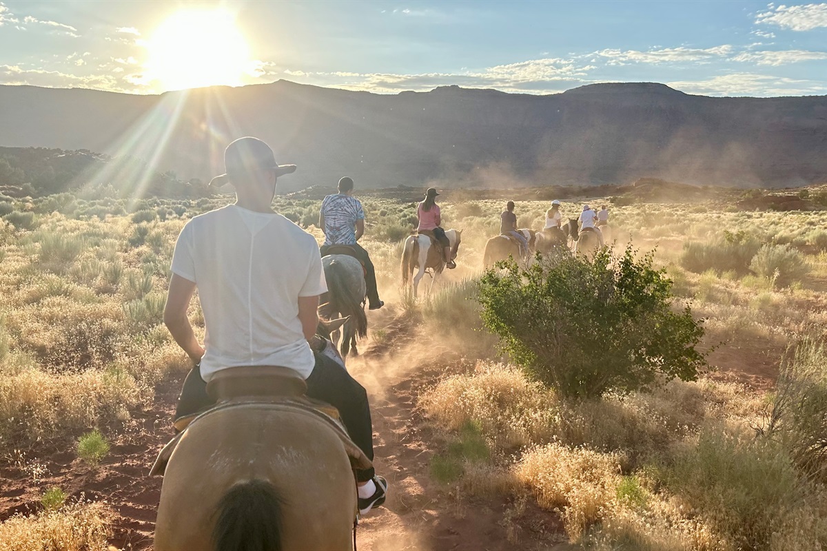 Horseback Riding in nearby Castle Valley