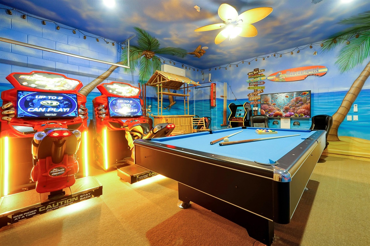 Amazing free game room in house!