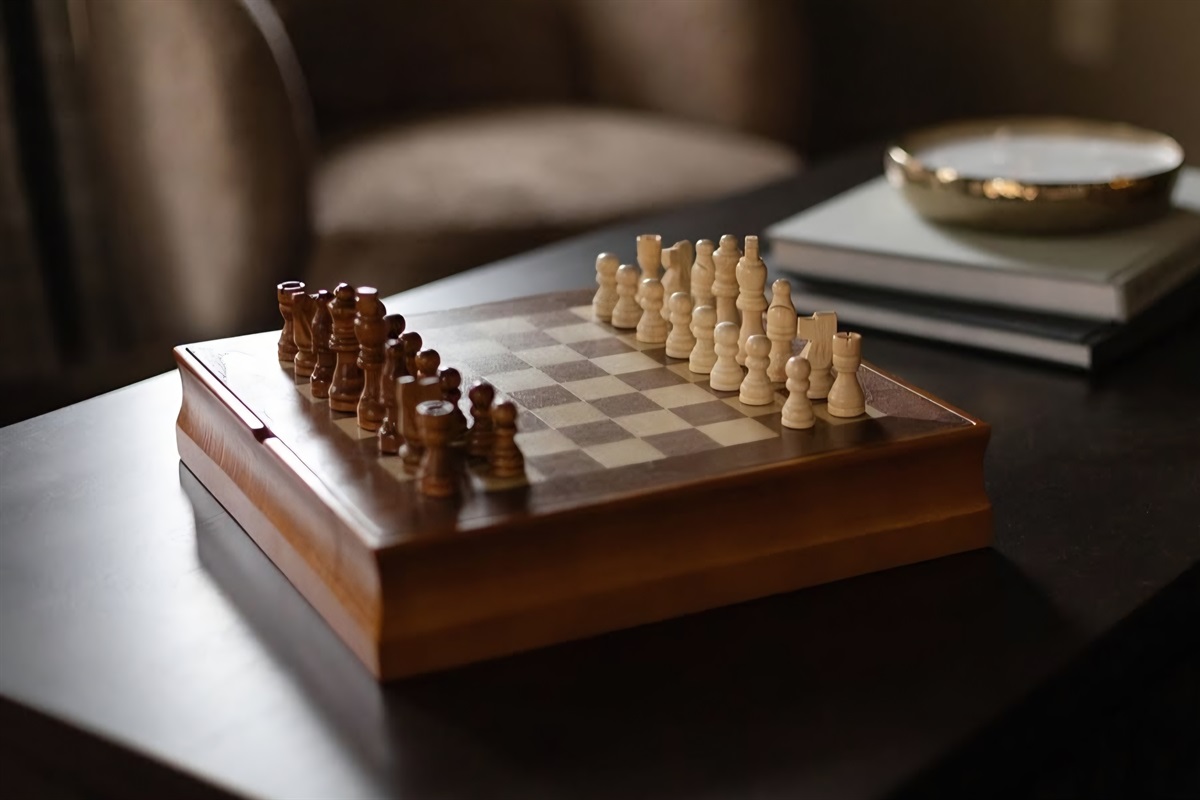 Game Boards in Living Room