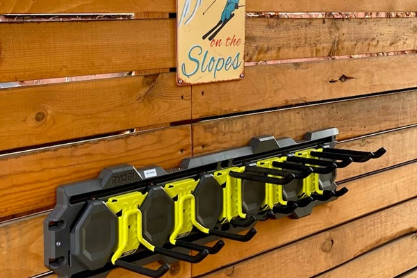 Keep your gear dry and ready — our covered porch offers easy-access storage for skis and snowboards after a day on the slopes.