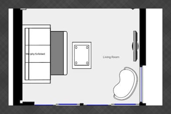 Floor plan for Casa Capistrano Condo 3