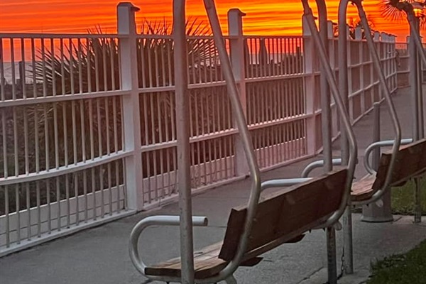 Swing while enjoying the amazing PCB sunset