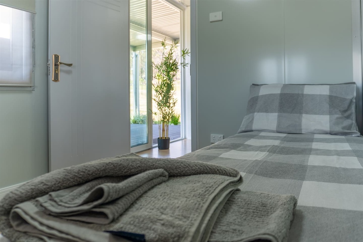 Bedroom #2 - Single Bed, can fit trundle with door open
