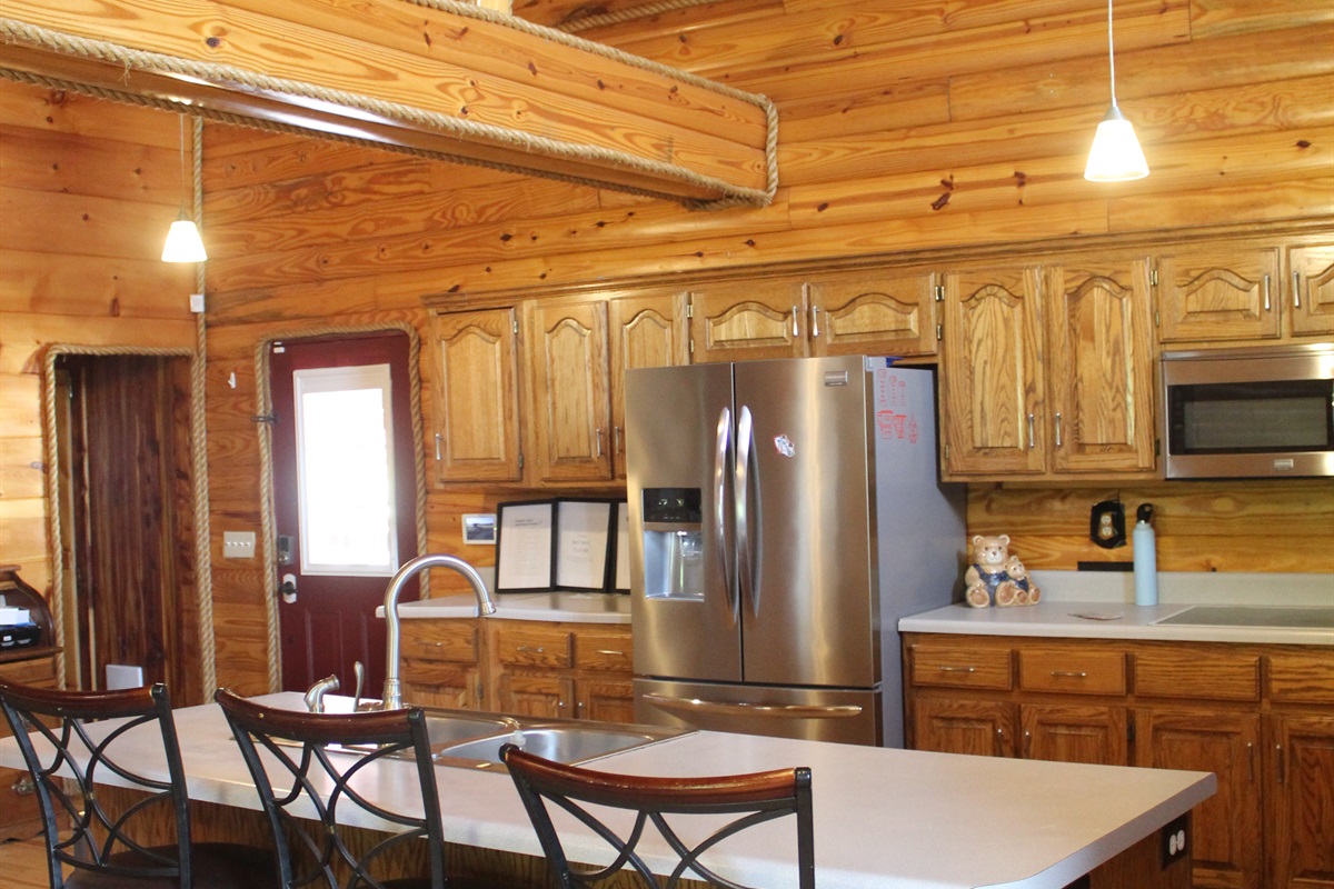 Kitchen with island seating