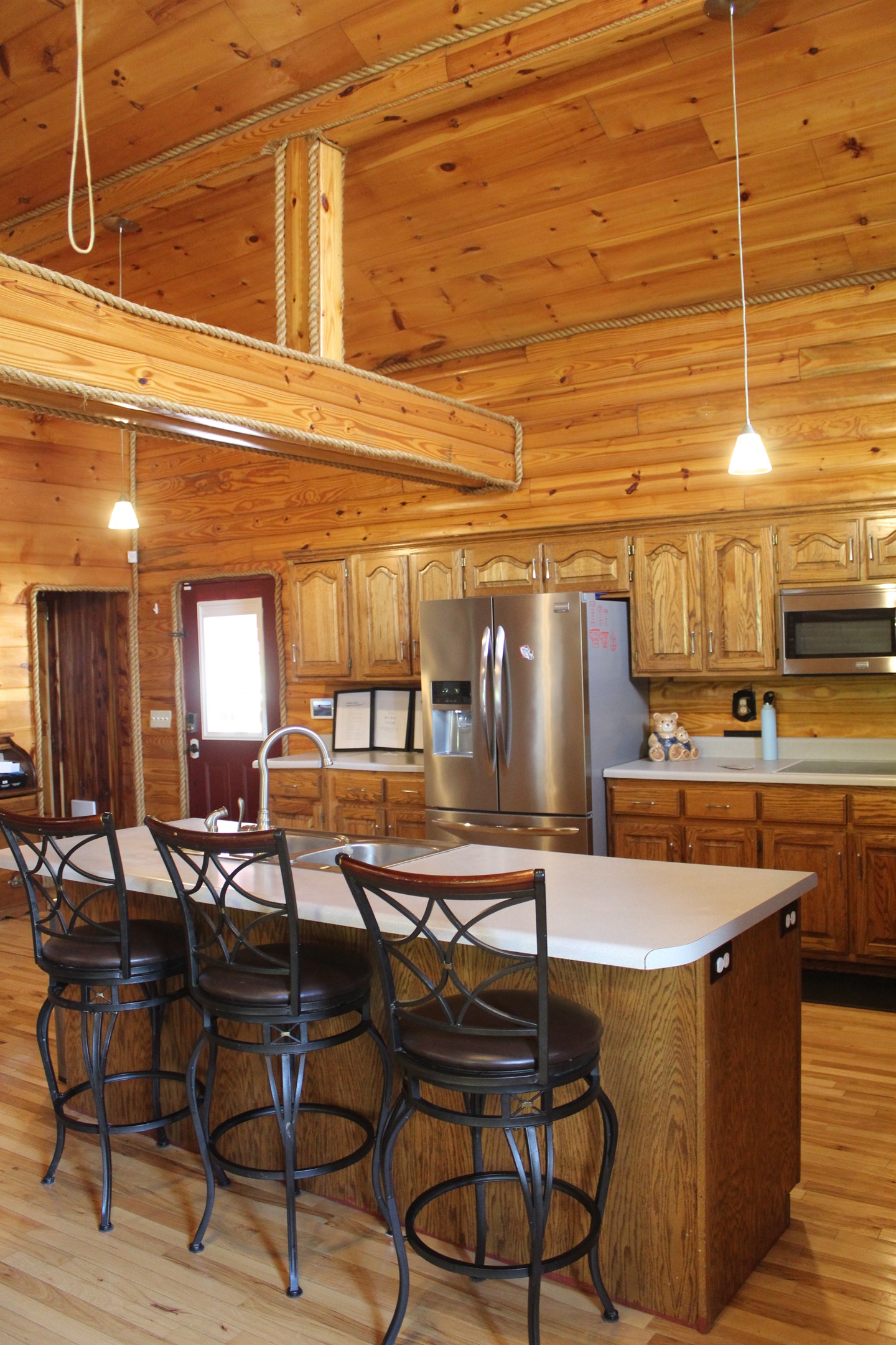 Kitchen with island seating