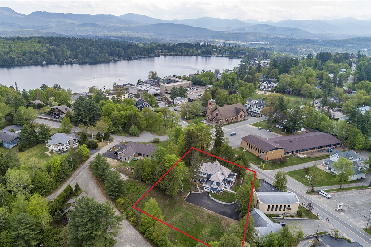 View of Mirror Lake and Main Street 