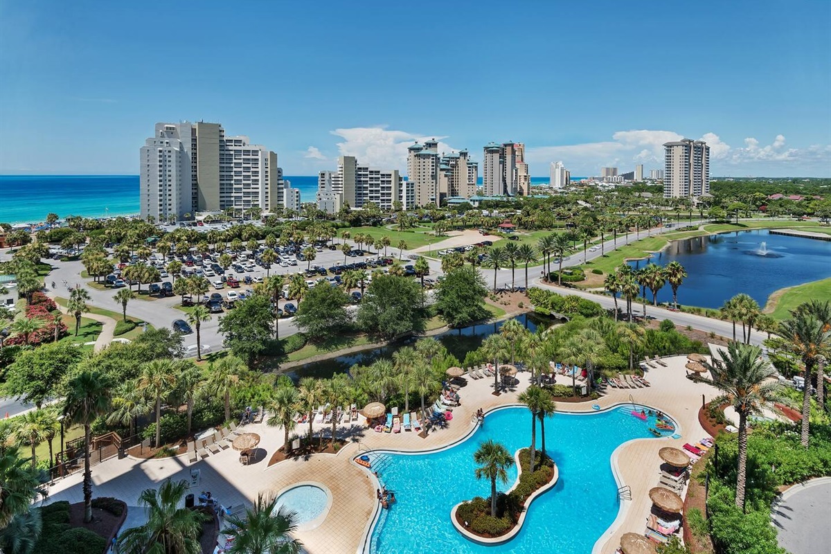 Ariel View from the resort! 