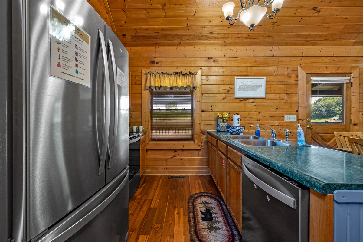 Fully stocked kitchen with everything you need to cook at home