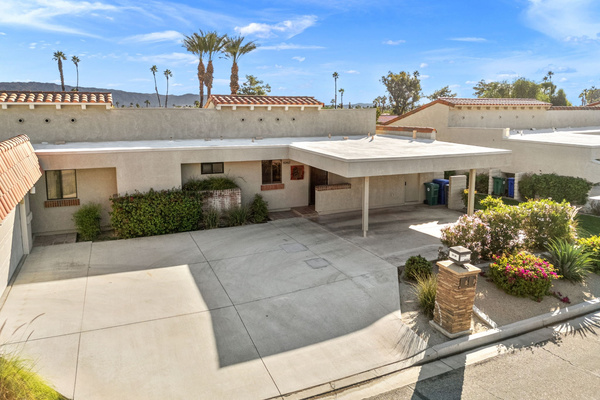 Front entrance and driveway