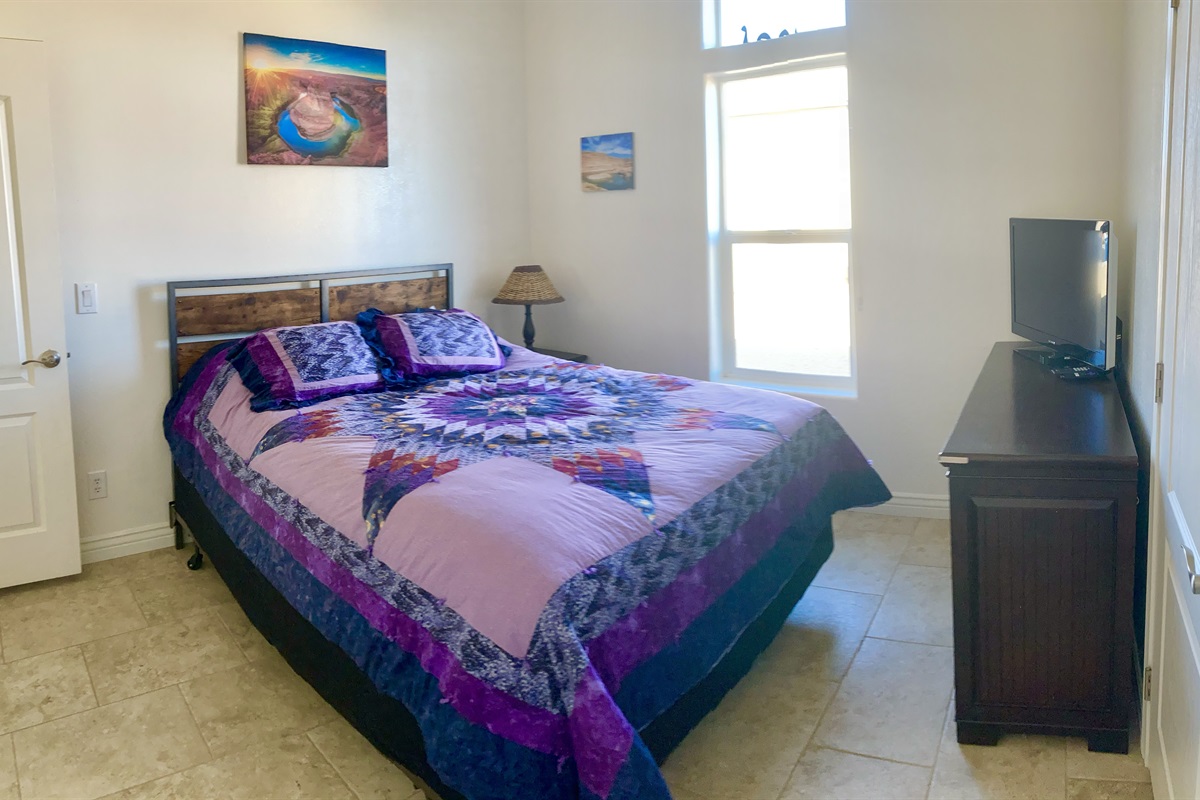 Bedroom #2 with queen bed