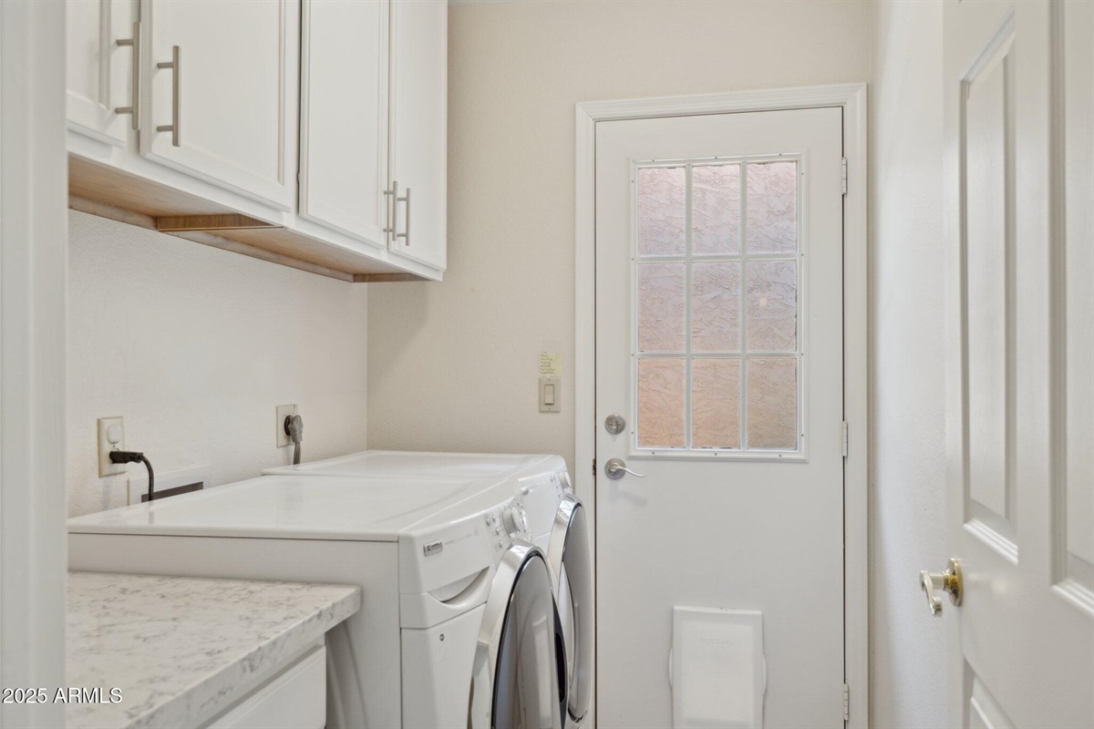 Laundry Room w/Dog Door