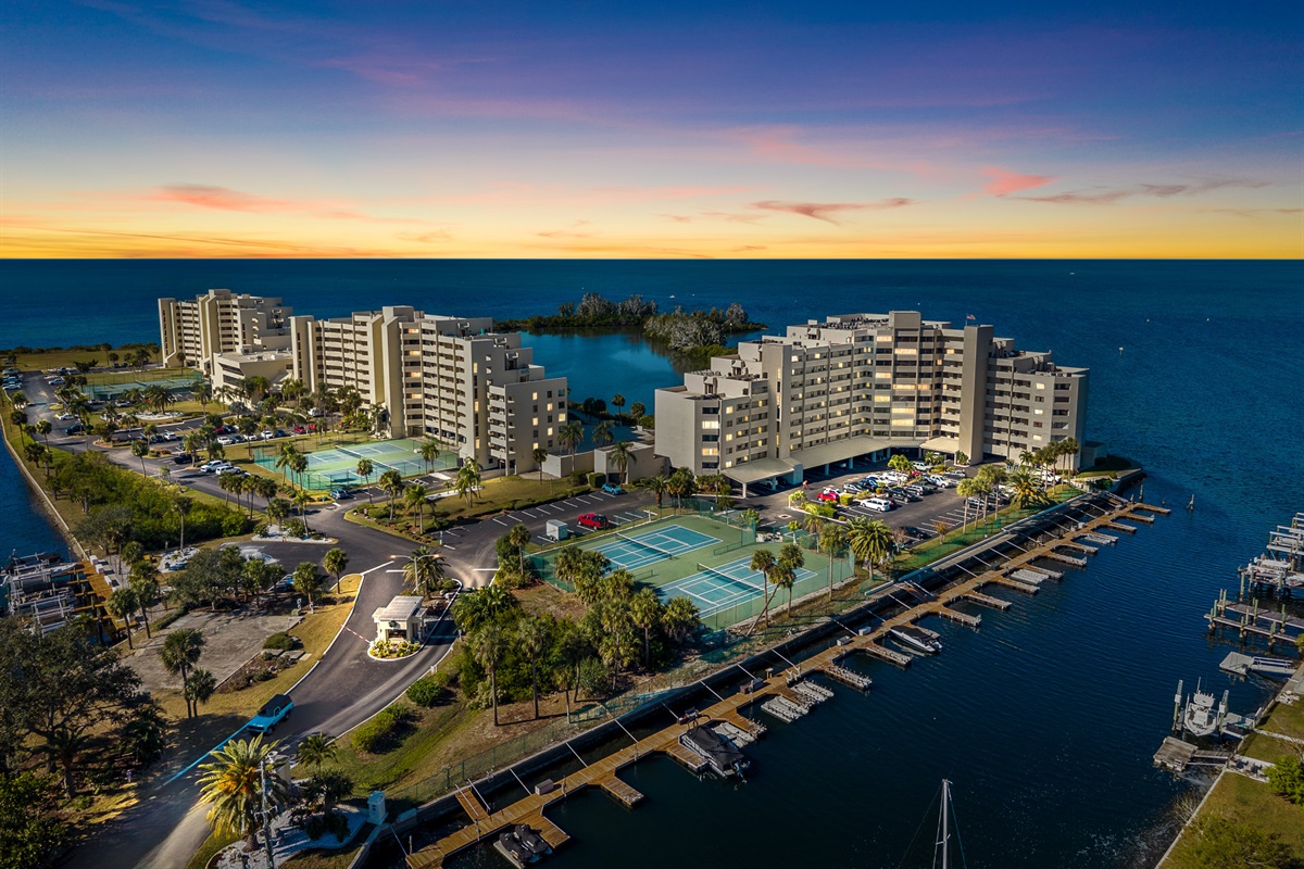 Aerial, Gulf Island Beach and Tennis Club