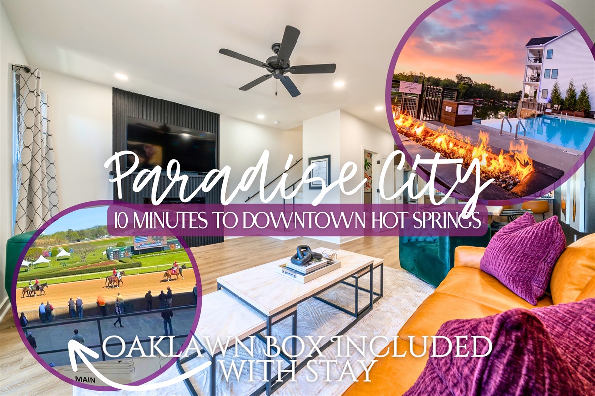 Welcome to Paradise City - a Modern Townhouse Located on Lake Hamilton near Downtown Hot Springs