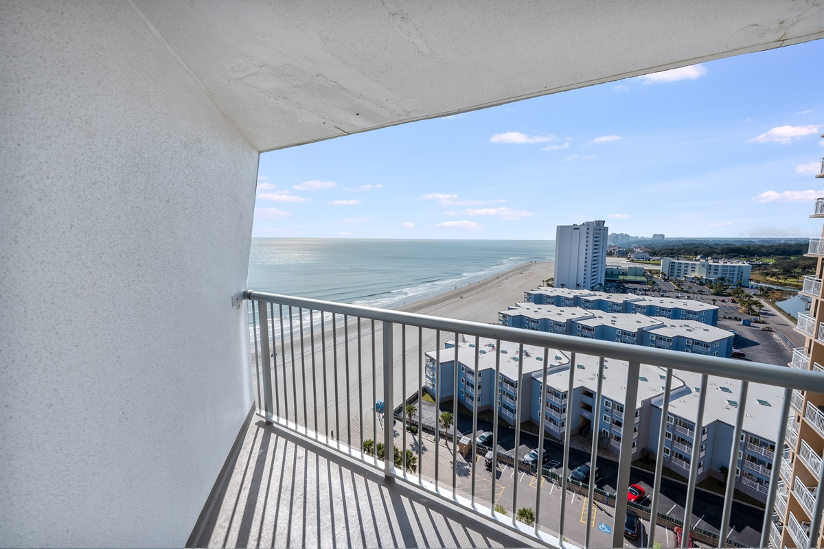 Amazing View from the Balcony!