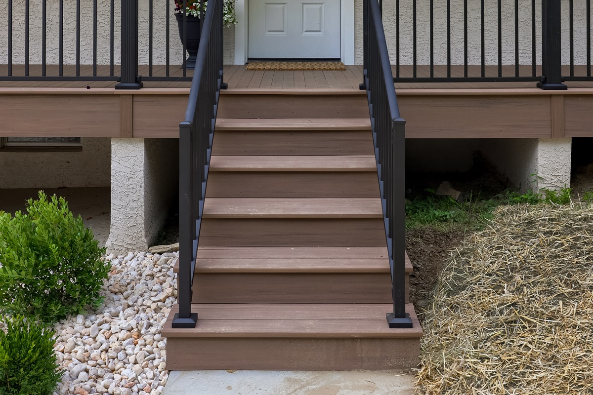 Steps to entry door